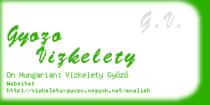 gyozo vizkelety business card